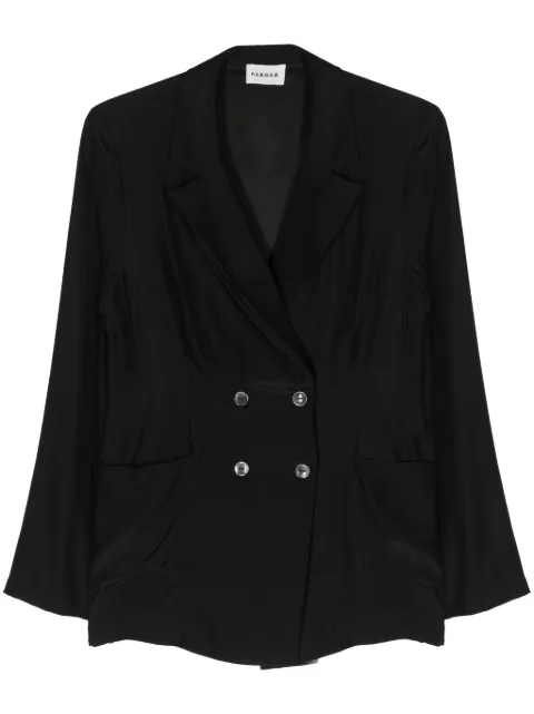 P.A.R.O.S.H. double-breasted silk blazer