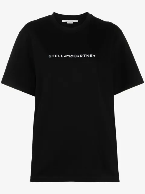 Stella McCartney logo oversized cotton T-shirt