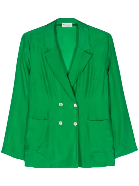 P.A.R.O.S.H. double-breasted silk blazer