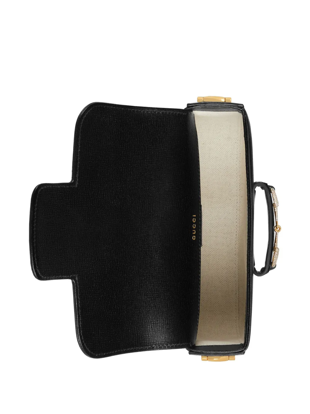 Gucci Horsebit 1955 mini-schoudertas Zwart