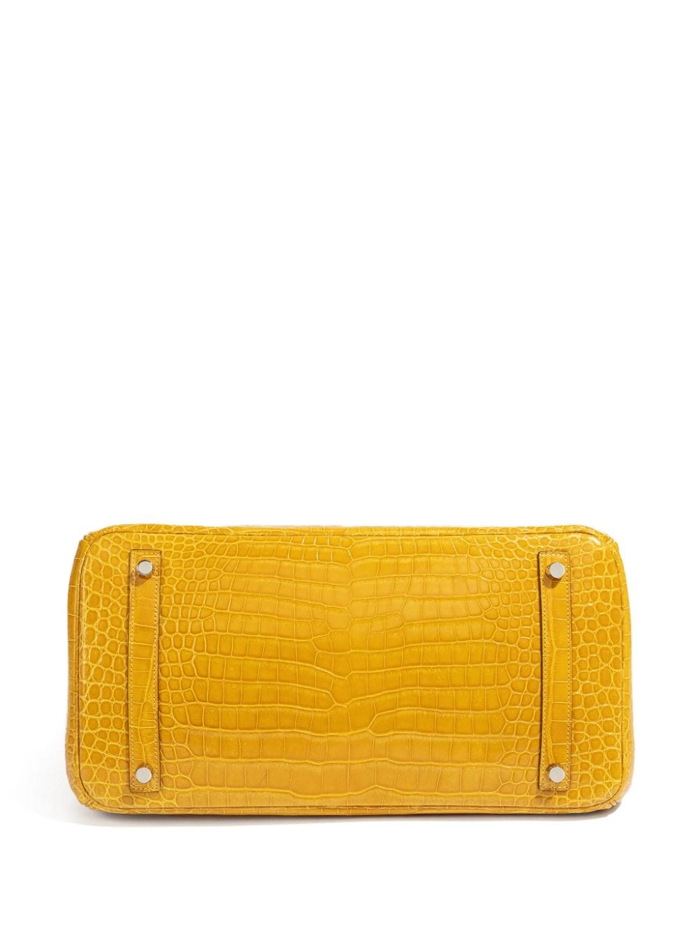 Pre-owned Hermes 2010  Birkin 35 Handbag In Yellow
