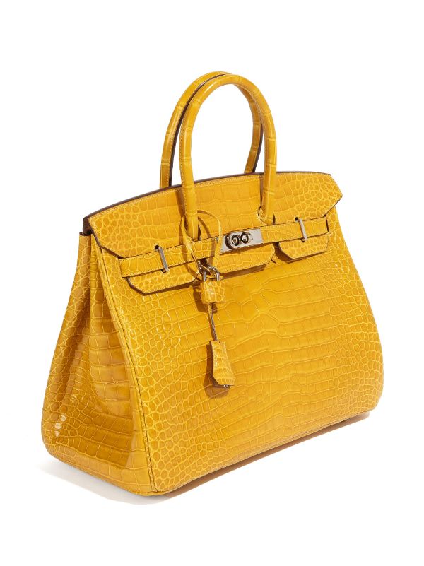 Hermes yellow cheap birkin