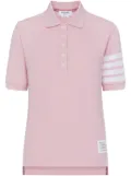 Thom Browne 4-Bar piqué-weave polo shirt - Pink