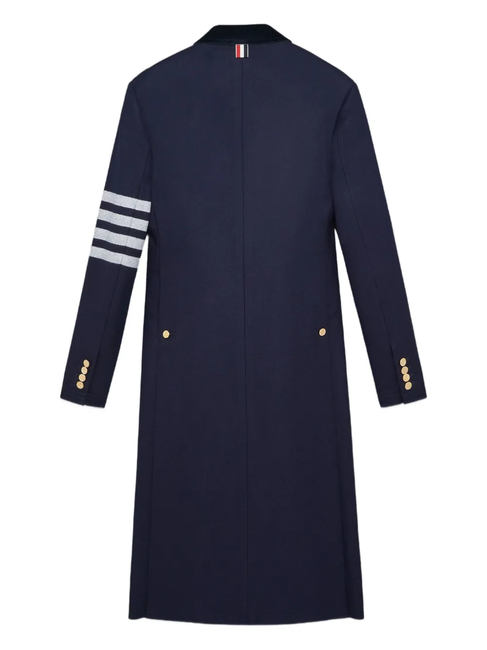 Thom Browne Chesterfield jas met vier strepen | Mantels met enkele rij knopen | Image 2
