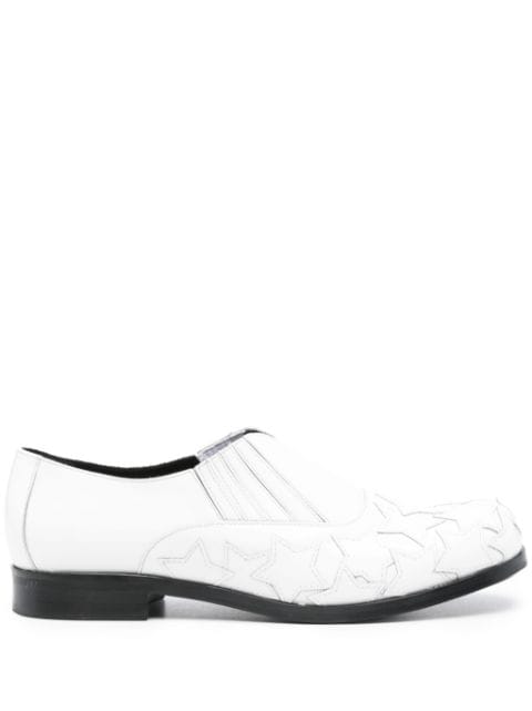 Stefan Cooke star-patch leather loafers