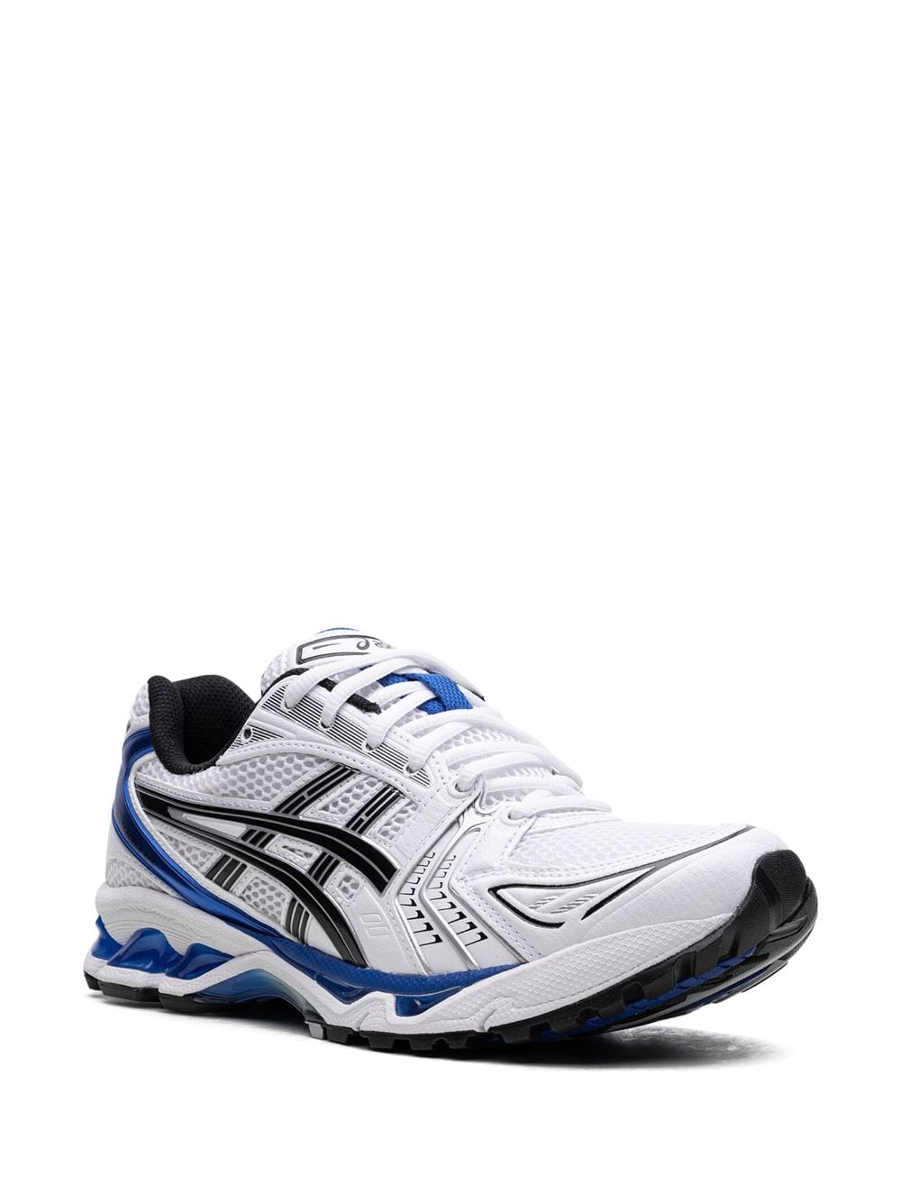 Shop Asics Gel-kayano 14 "white/tuna Blue" Sneakers In Weiss