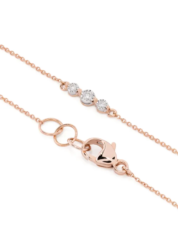 Dana Rebecca Designs 14kt Ava Bea Trio Rotgoldarmband Mit Diamanten Rosa FARFETCH DE