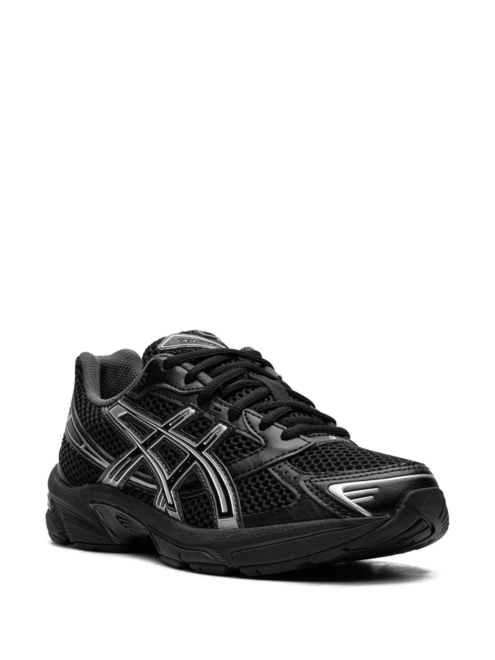 Shop Asics Gel-1130 "black/pure Silver" Sneakers In Schwarz