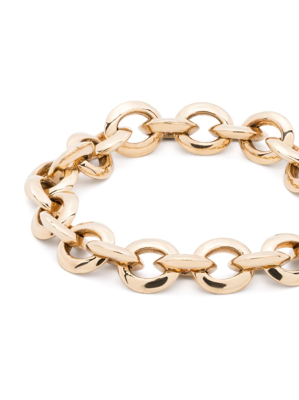 Shop Lizzie Mandler Fine Jewelry 18kt Yellow Gold Micro Soft Chain-link Ring