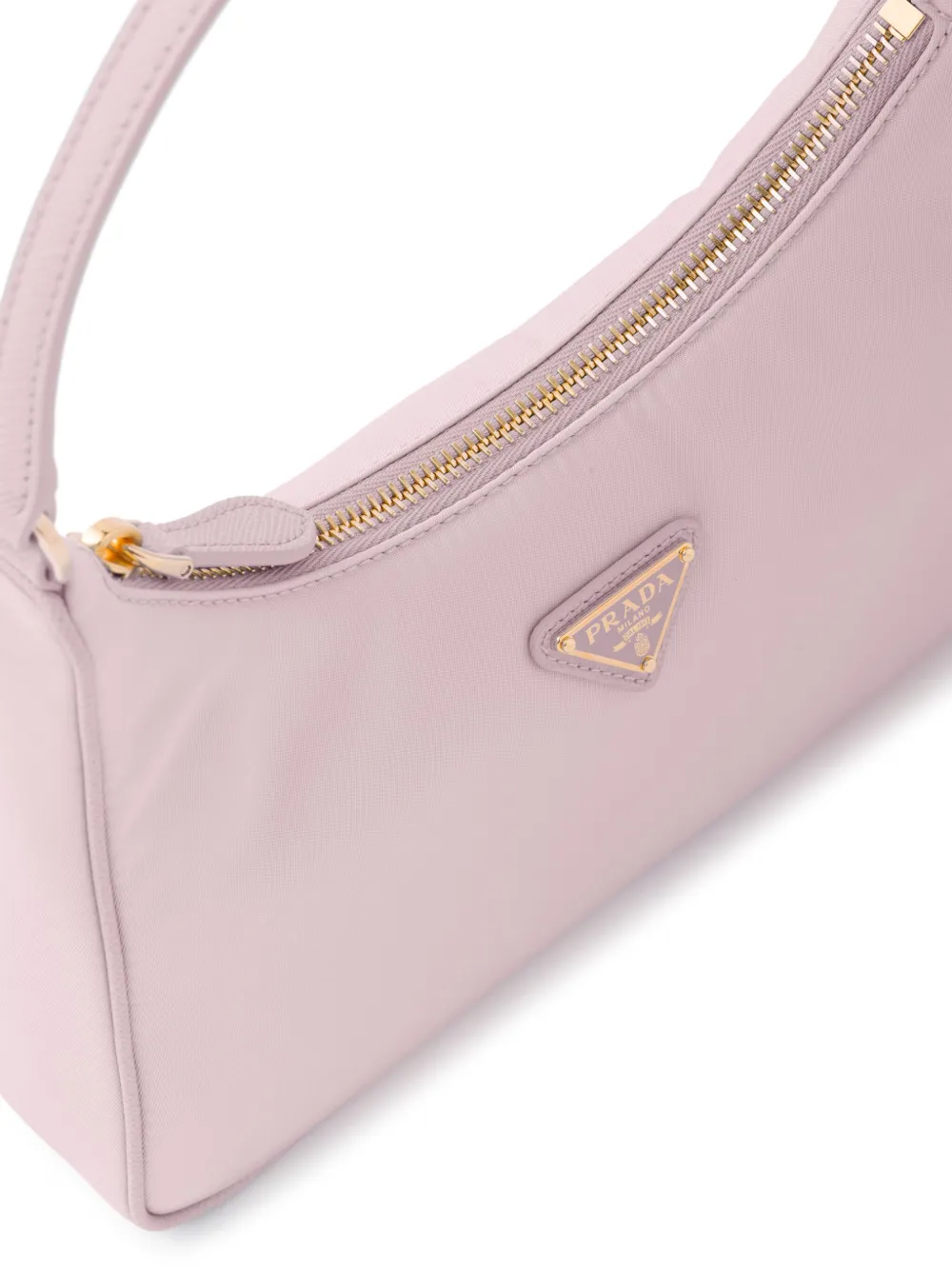 Prada Re-Edition 2005 leren mini-shopper Roze