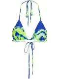P.A.R.O.S.H. tie-dye silk bralette - Green