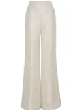 Adam Lippes Bettina metallic wide-leg trousers - Neutrals