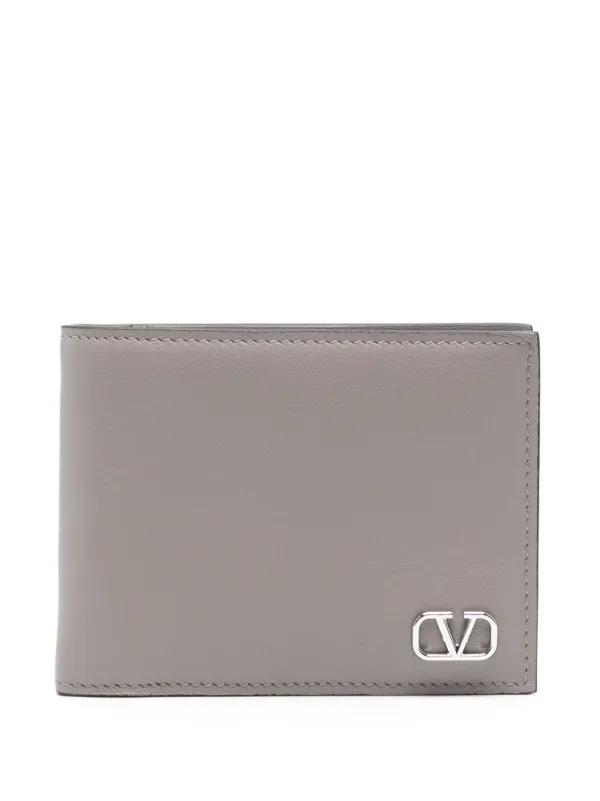 VALENTINO 二つ折り財布 グレー