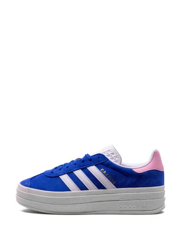 Adidas Gazelle Bold True Pink Platform Sneakers Blue FARFETCH AU