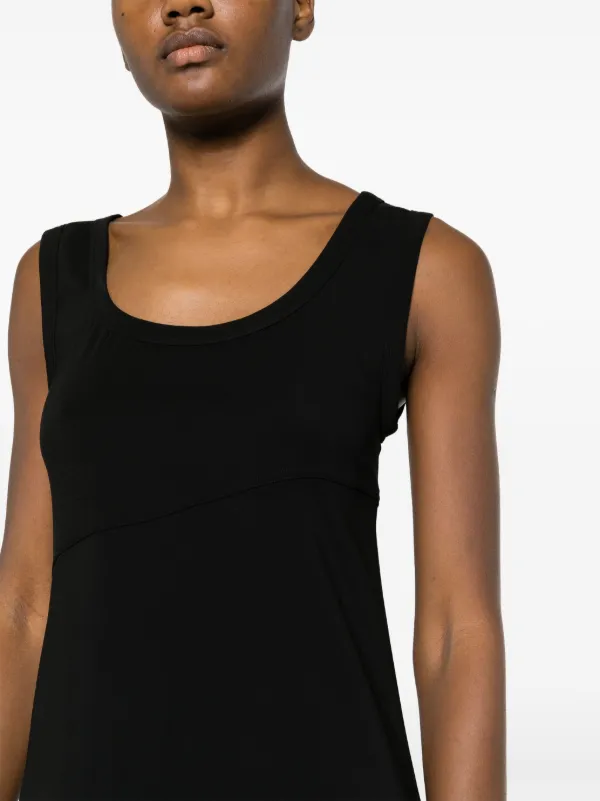 Jil Sander scoop-neck Midi Dress | Black | FARFETCH