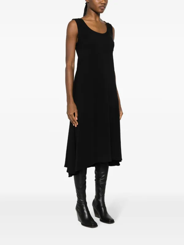 Jil Sander scoop-neck Midi Dress | Black | FARFETCH Jil Sander scoop-neck Midi Dress | Black | FARFETCH