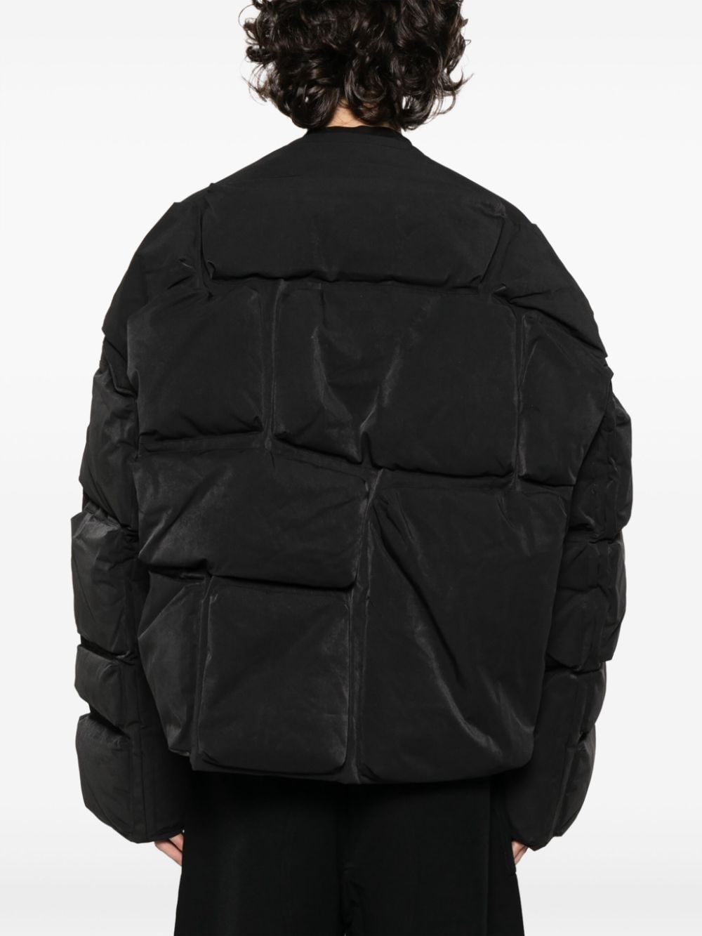 Shop Aa Spectrum Wadrian Quilted Jacket In Black