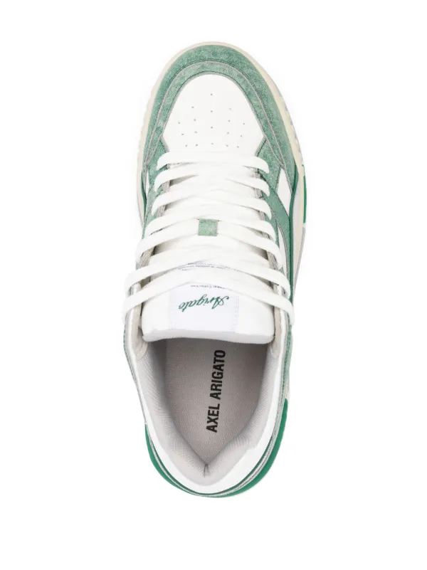 【関税込み】Axel Arigato グレー＆グリーン Area Lo スニーカー Axel Arigato Area Lo Sneakers | Green | FARFETCH