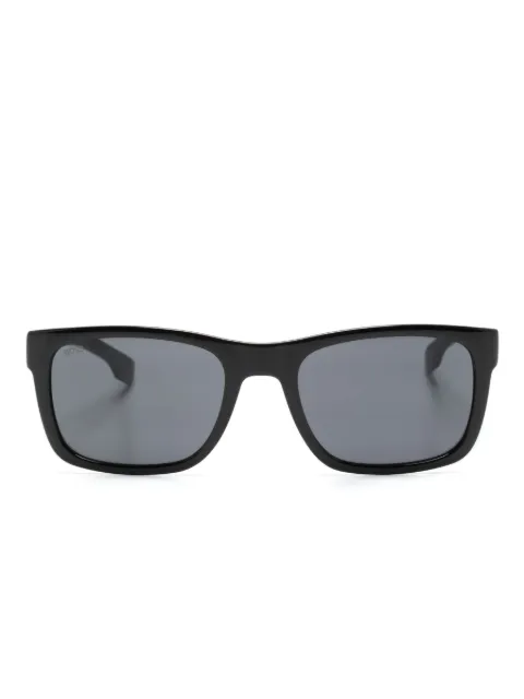 BOSS logo-embossed square-frame sunglasses