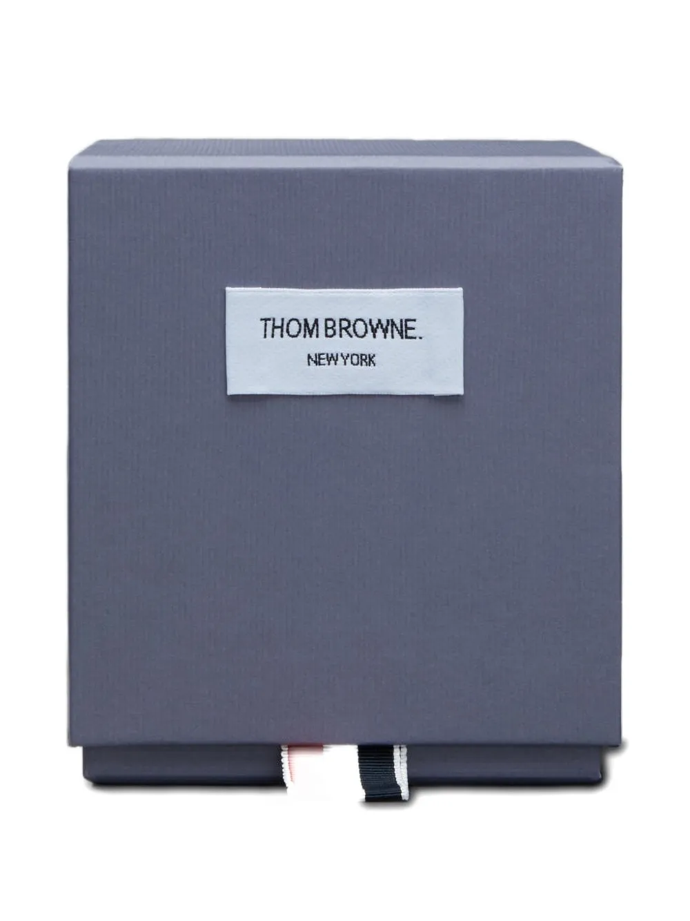 Thom Browne Ribbon-embellished Glass Candle (175g) In Transparent