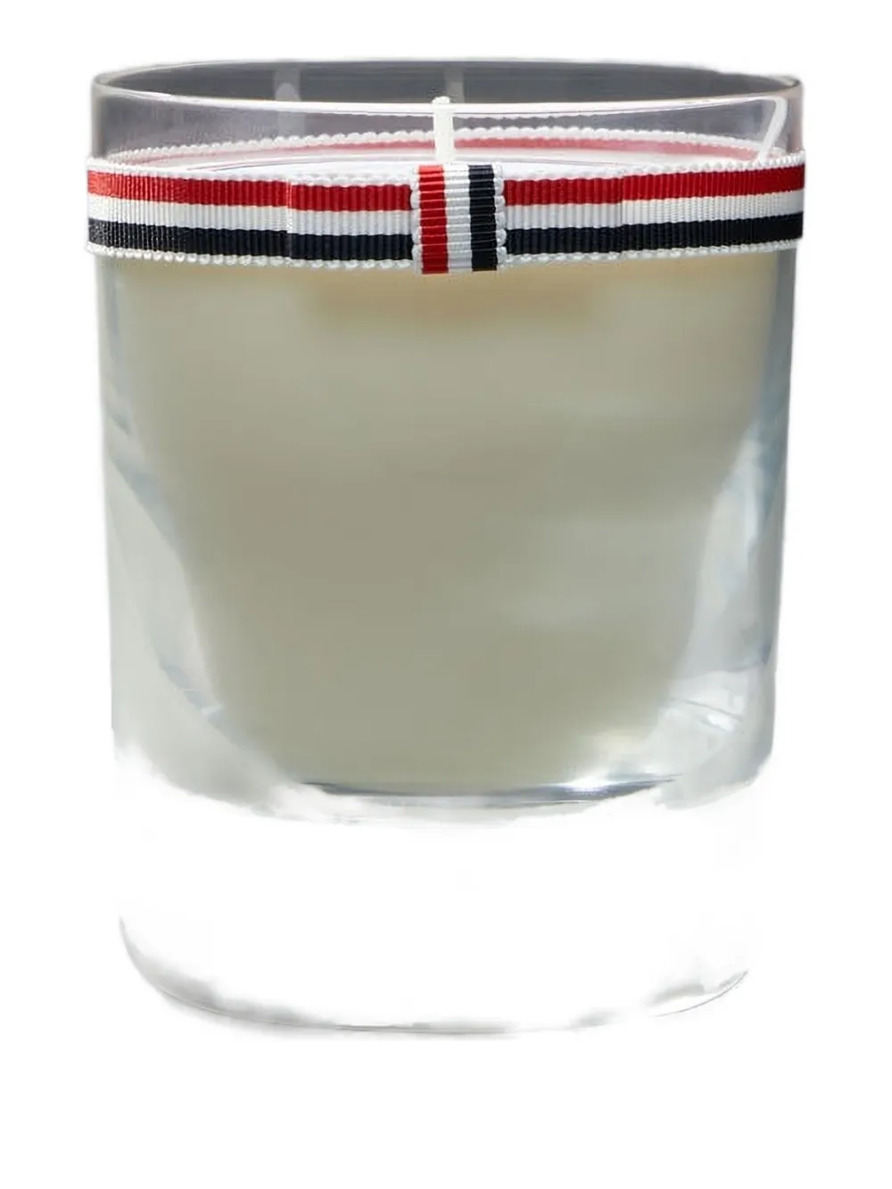 Thom Browne Ribbon-embellished Glass Candle (175g) In Transparent
