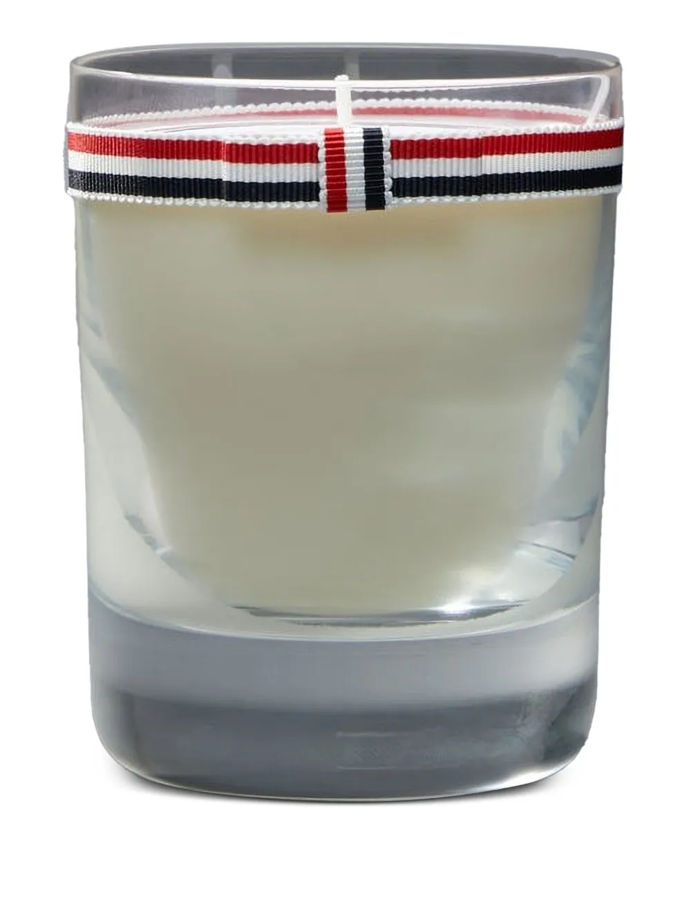 Thom Browne ribbon-embellished glass candle (175g) | White | Image 1