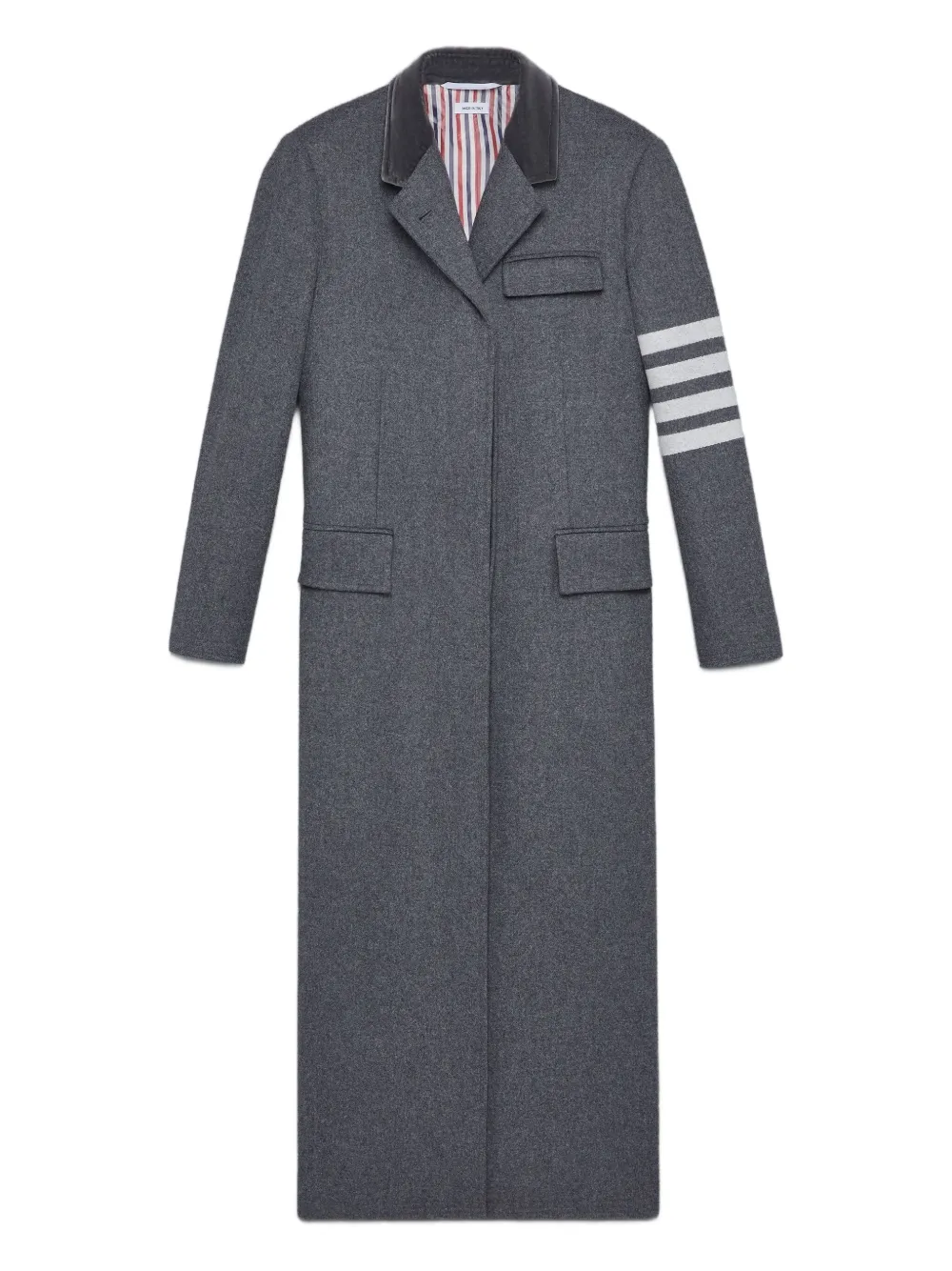 Thom Browne long-sleeve coat | Grey | Image 1