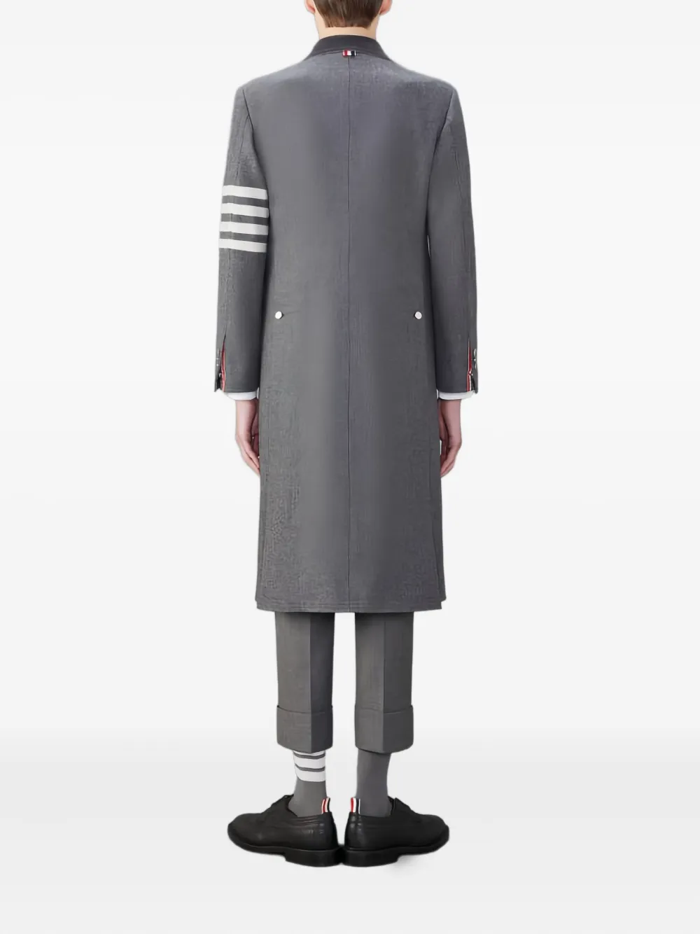 Thom Browne four-bar single-breasted coat | Single Breasted Coats | Image 2