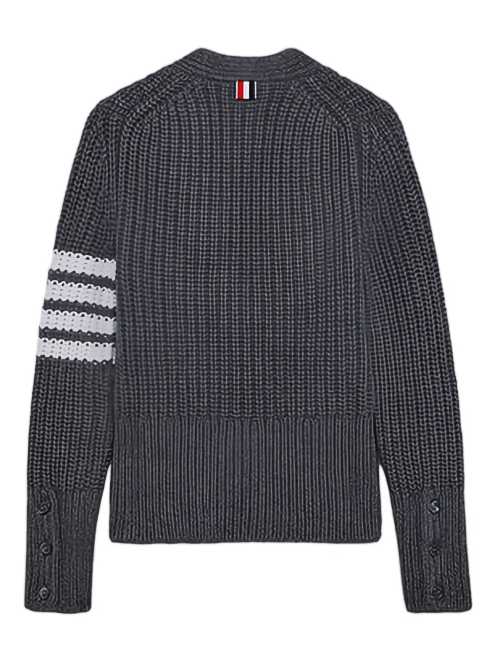 Thom Browne 4-Bar stripe V-neck cardigan | Cardigans | Image 2