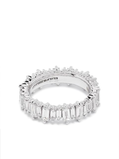 Suzanne Kalan 18kt white gold Fireworks diamond ring