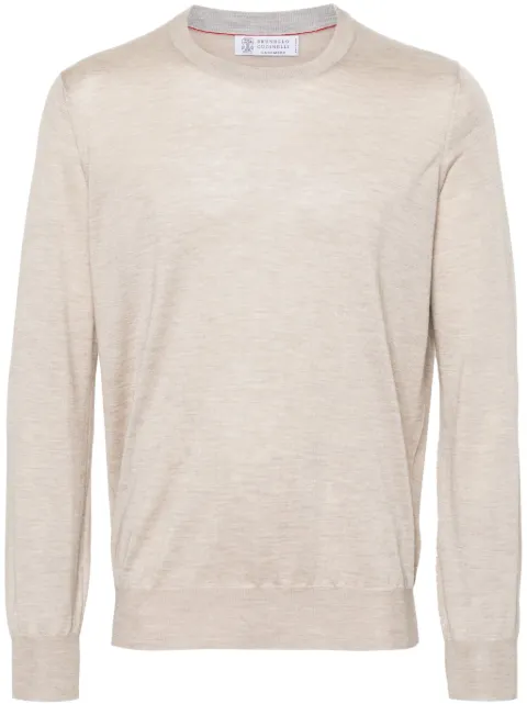 Brunello Cucinelli mélange fine-knit jumper