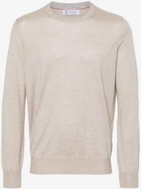 Brunello Cucinelli mélange fine-knit jumper