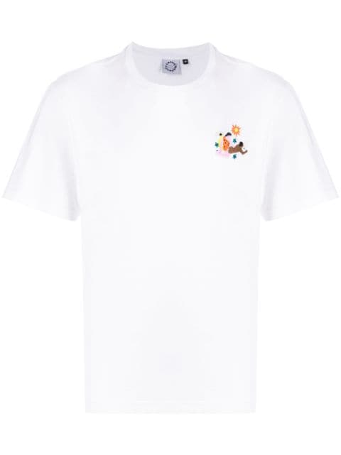 CARNE BOLLENTE embroidered-detail crew-neck T-shirt 