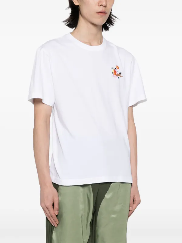 CARNE BOLLENTE embroidered-detail crew-neck T-shirt - Farfetch