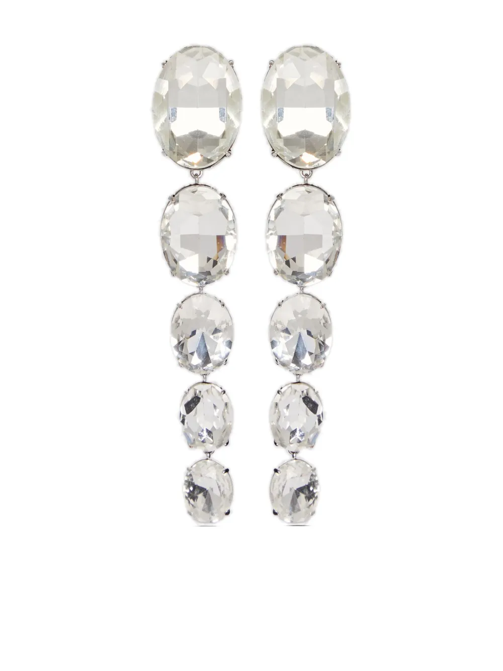 Retroféte Lyla Crystal-embellished Drop Earrings