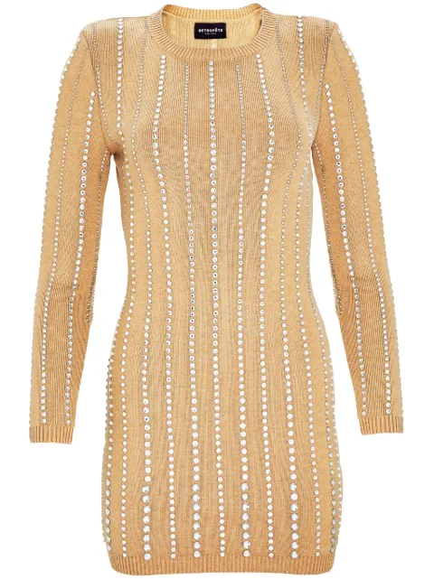 Retrofete Virgina rhinestone-embellished minidress