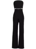 Retrofete Glenda crystal-embellished bandeau jumpsuit - Black