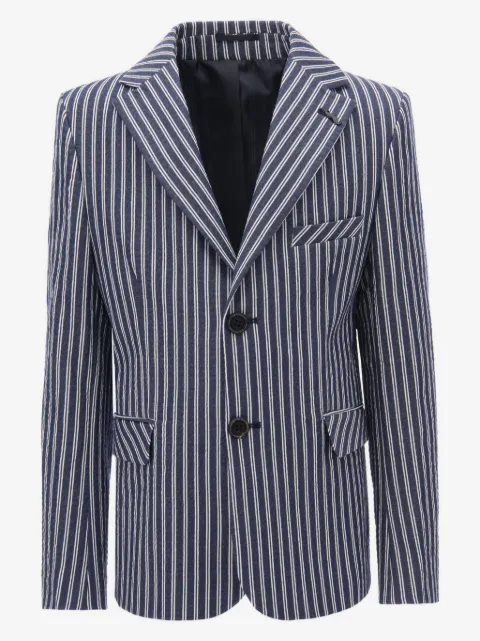 Moustache blazer a rayas