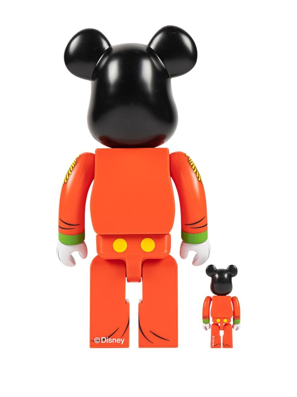 Shop Medicom Toy X Disney Mickey Mouse Be@rbrick "the Band Concert" 100% And 400% Figure Set In Red
