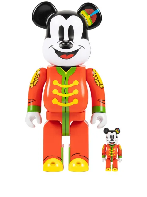 MEDICOM TOY x Disney Mickey Mouse BE@RBRICK "The Band Concert" 100% and 400% figure set