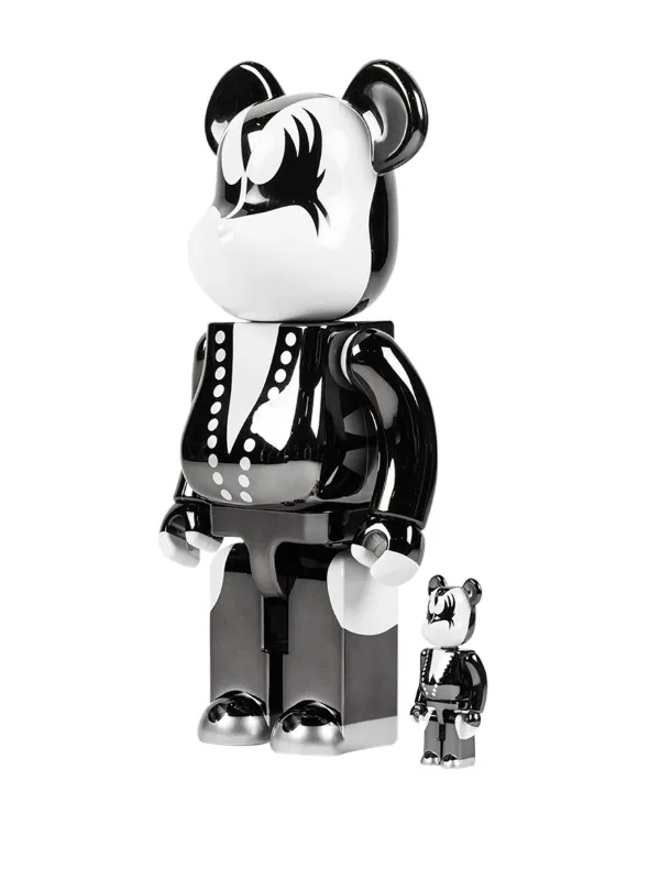 Bearbrick x KISS Demon 100% & 400% Set Chrome Ver. - US