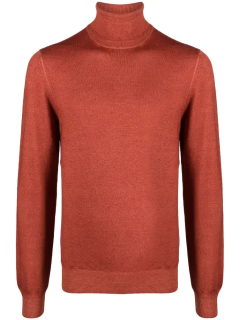 Fileria roll-neck virgin wool jumper