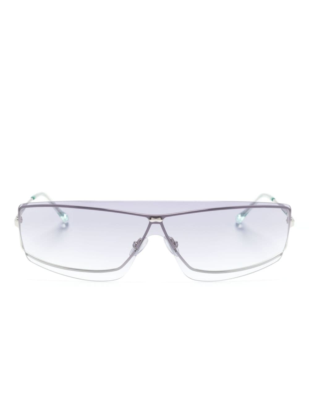 Isabel Marant Eyewear Gradient-lenses Shield-frame Sunglasses In Silver