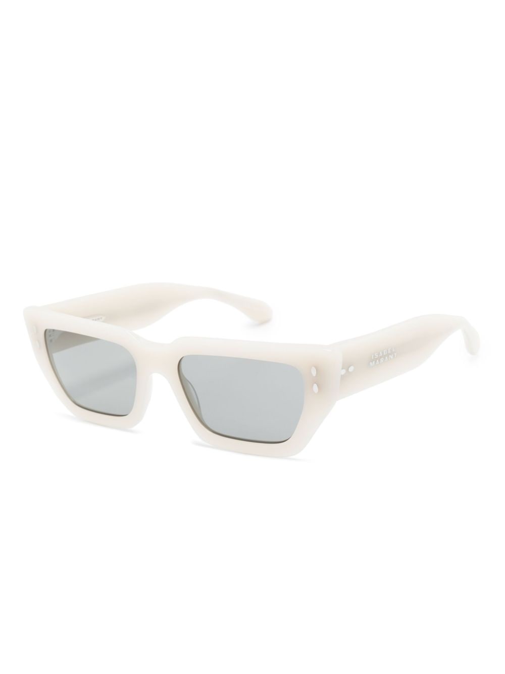 Shop Isabel Marant Eyewear Rectangle-frame Sunglasses In Neutrals