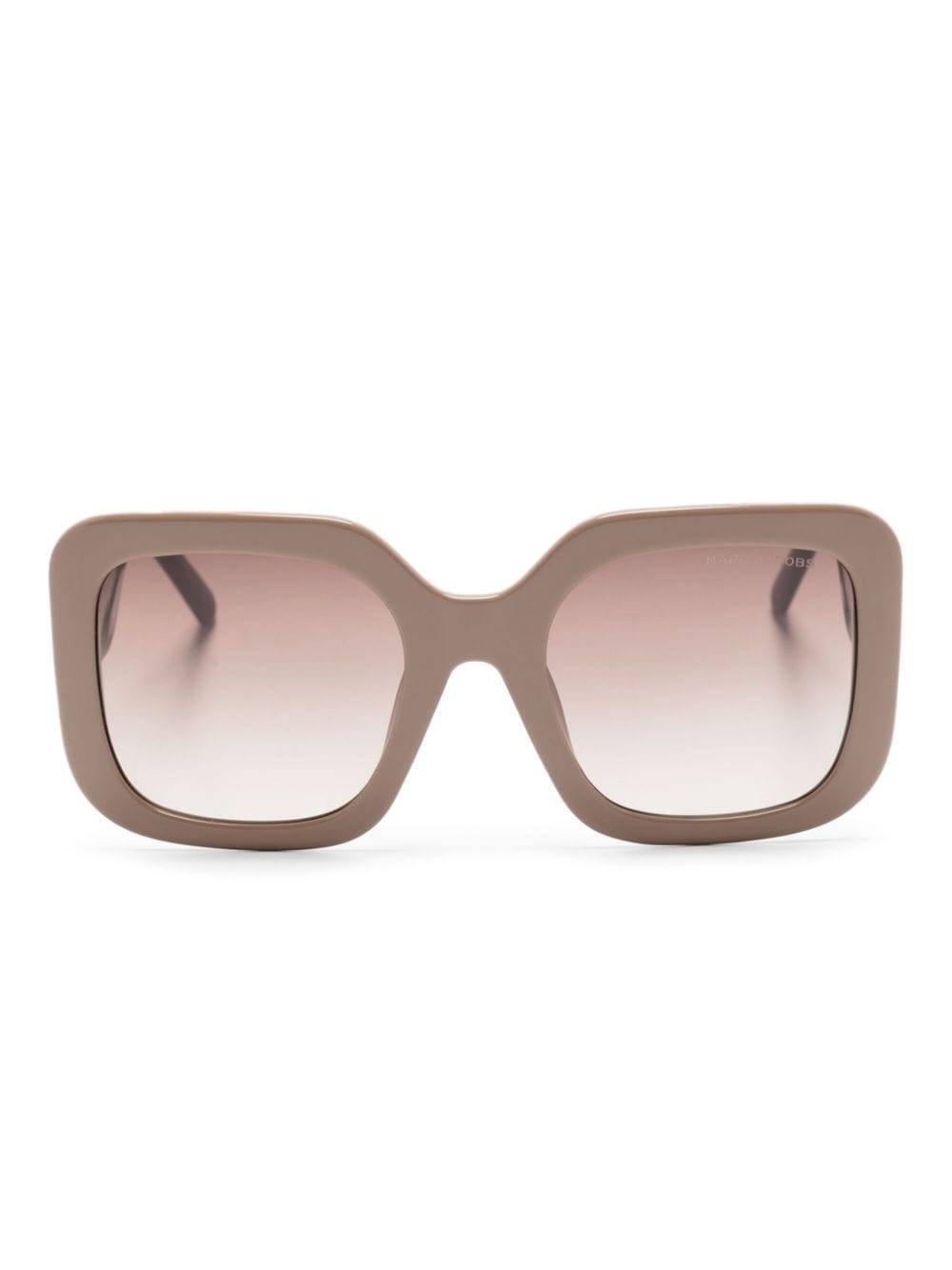 Marc Jacobs Colour-block Oversized-frame Sunglasses In Neutrals