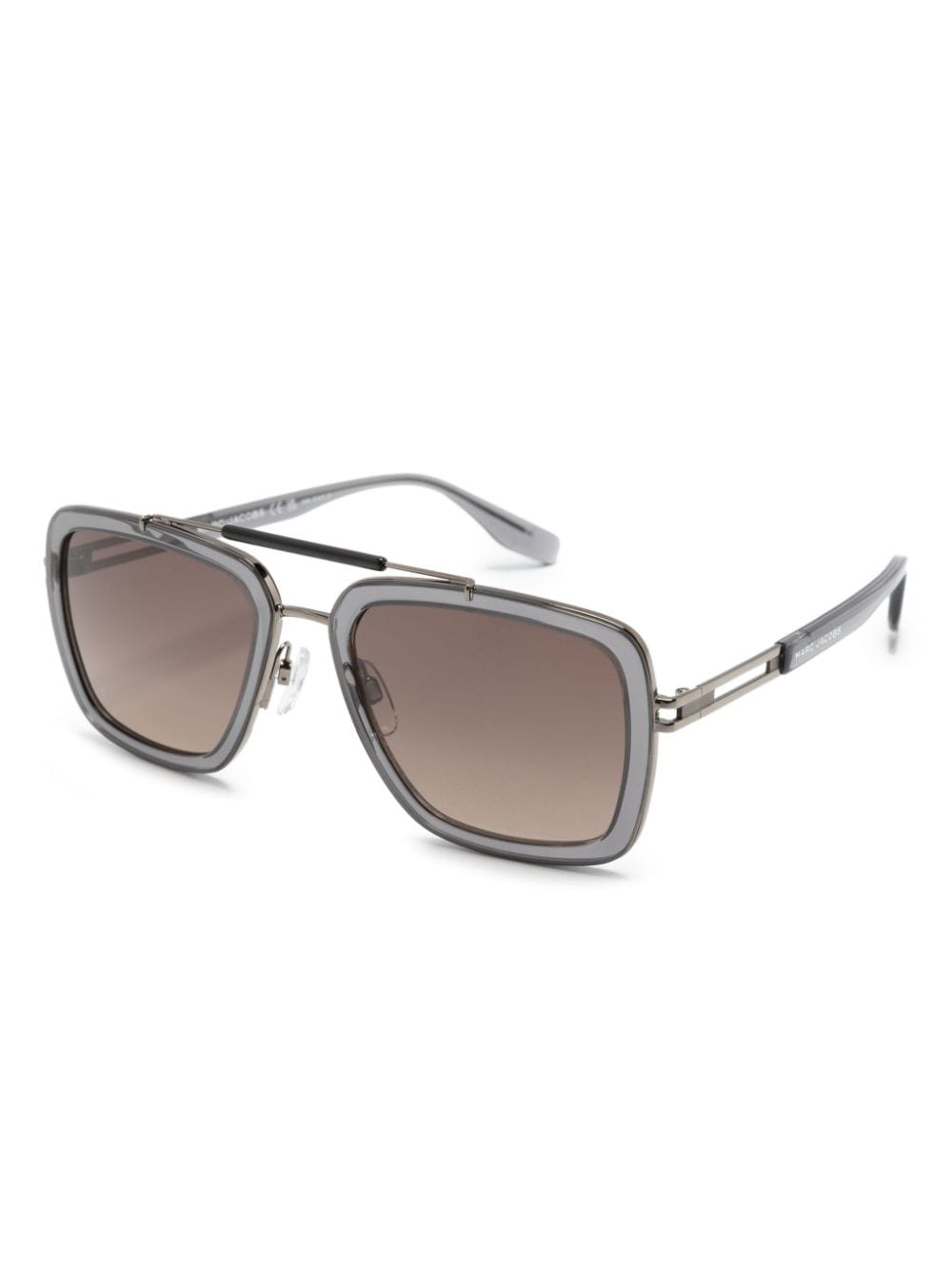 Shop Marc Jacobs Pilot-frame Gradient Sunglasses In Grey