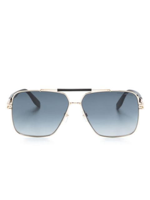 Marc Jacobs Eyewear logo-engraved navigator-frame sunglasses