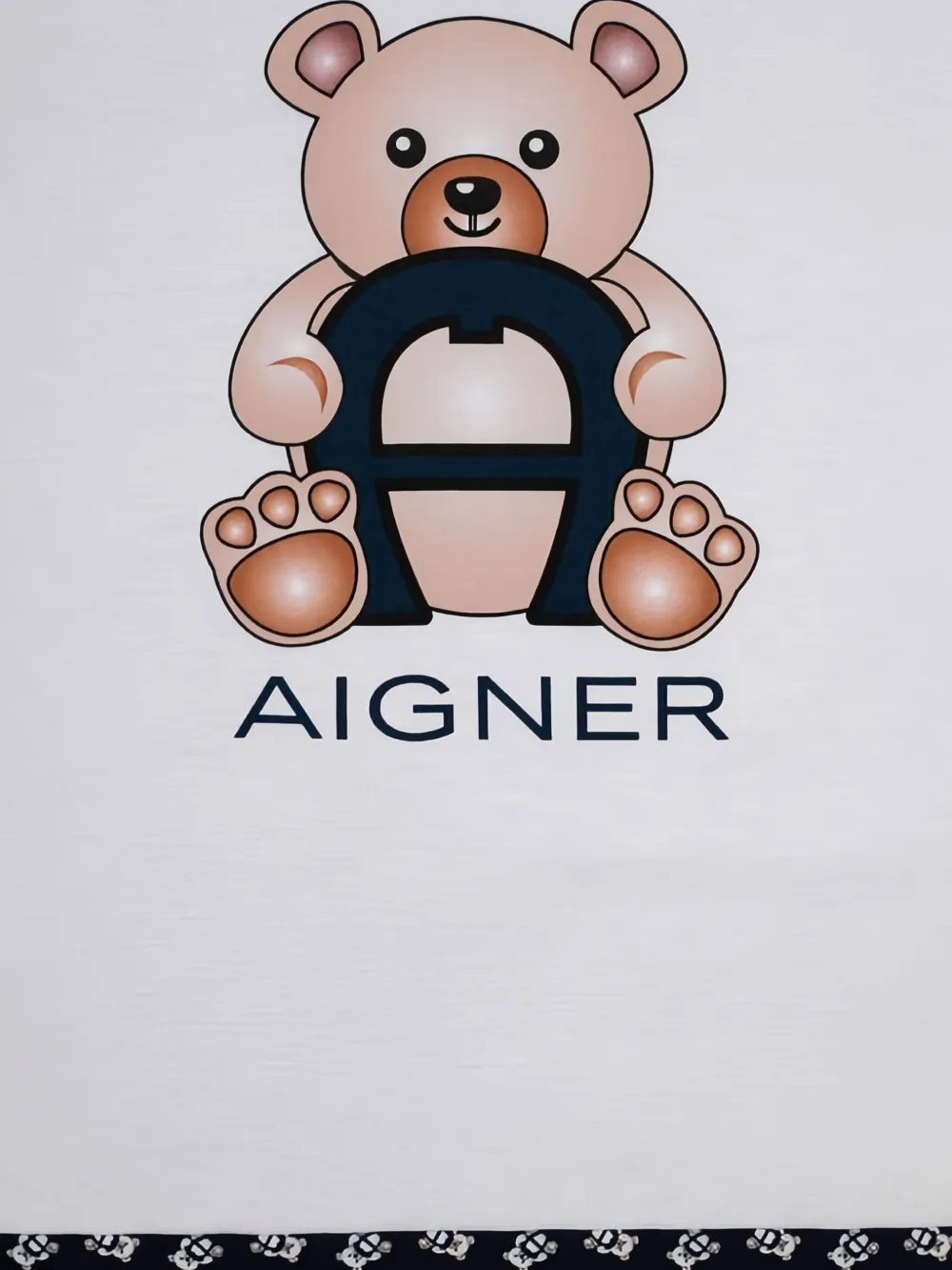 Aigner Kids Deken met logoprint - Blauw