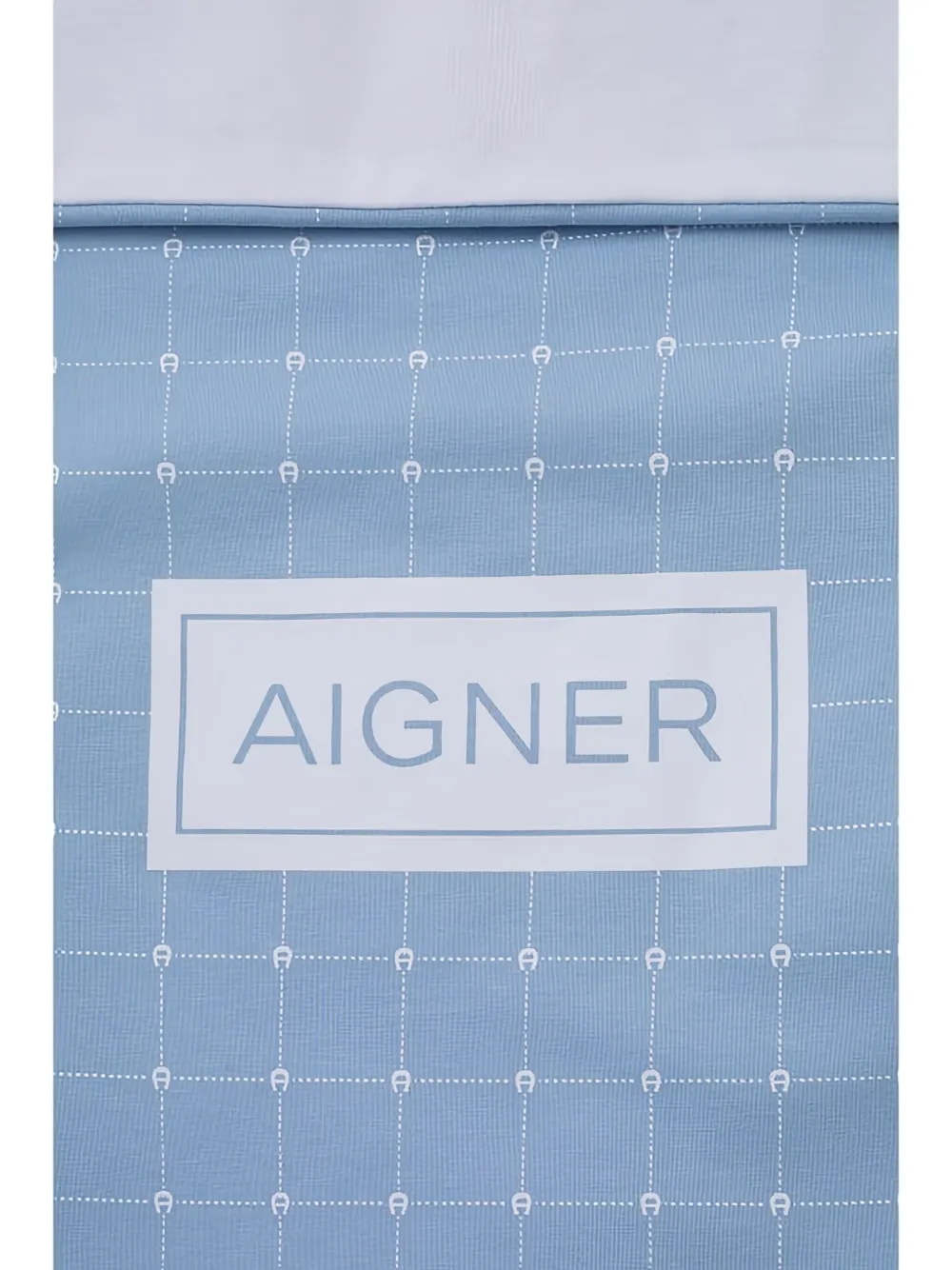 Aigner Logo-print Sleep Bag In Blue