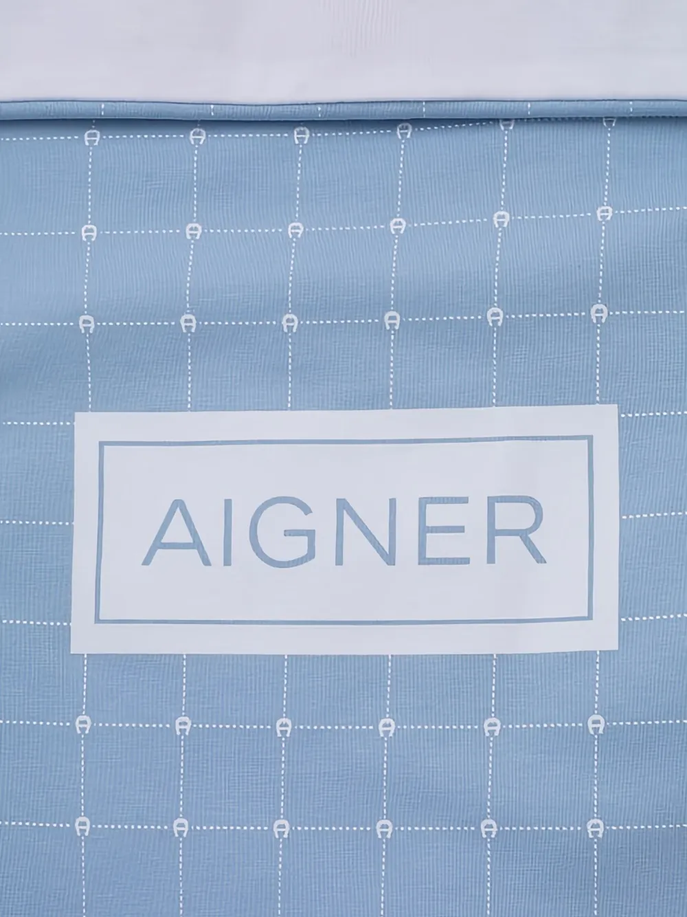 Aigner Kids logo-print sleep bag Blauw